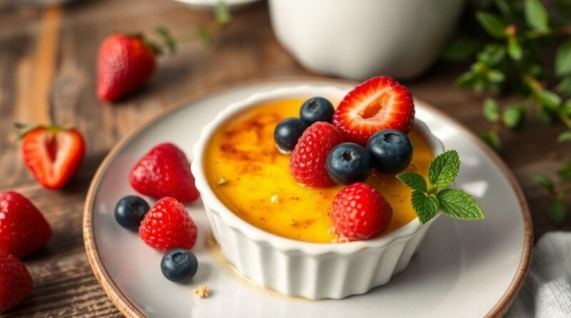 creme-brulee-de-pistache-divino-com-frutas-vermelhas-e-preparo-simples-de--ingredientes