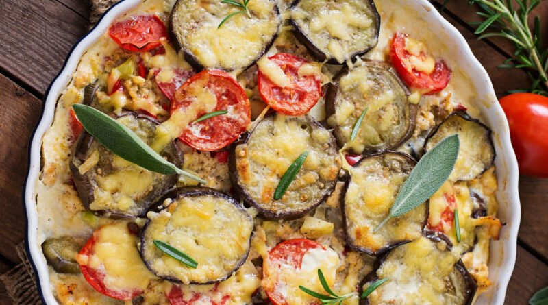 Moussaka (eggplant Casserole) A Traditional Greek Dish